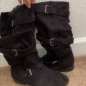 Black boots
